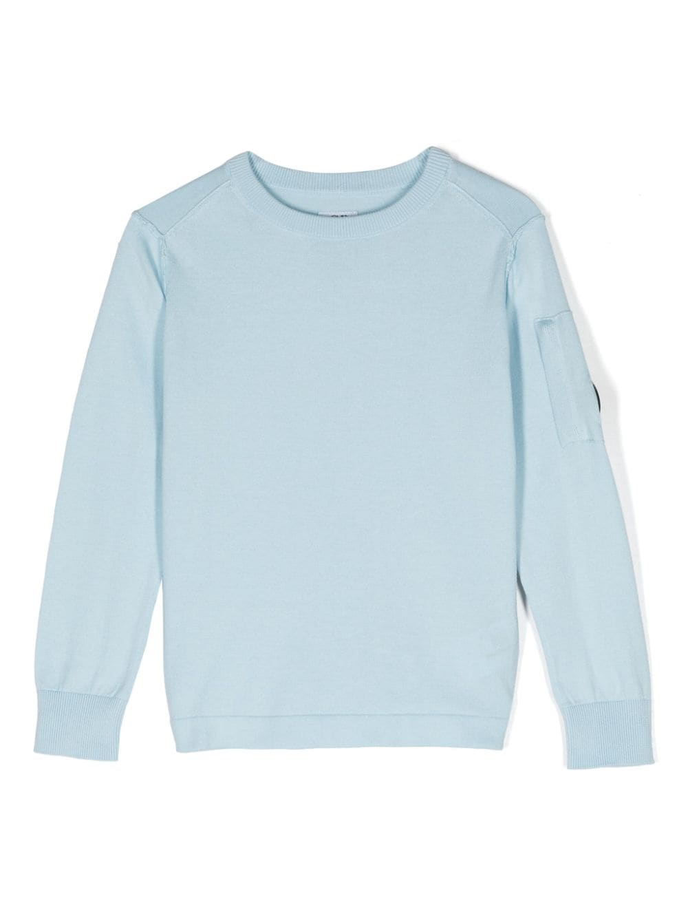 C.P. Company Kids Lens-detail cotton jumper - Blue von C.P. Company Kids