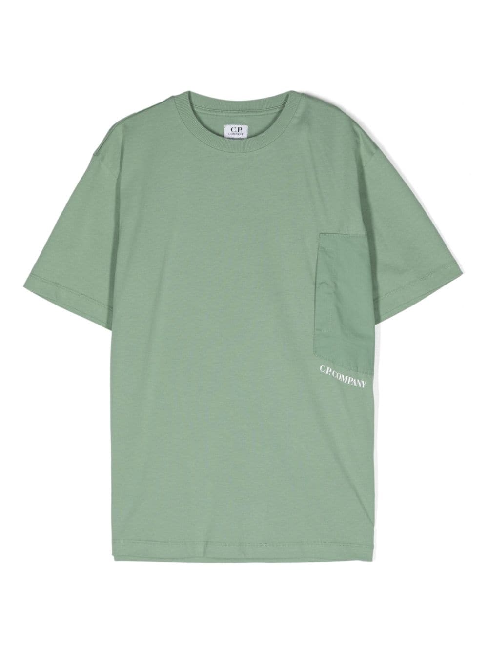 C.P. Company Kids chest-pocket cotton T-shirt - Green von C.P. Company Kids