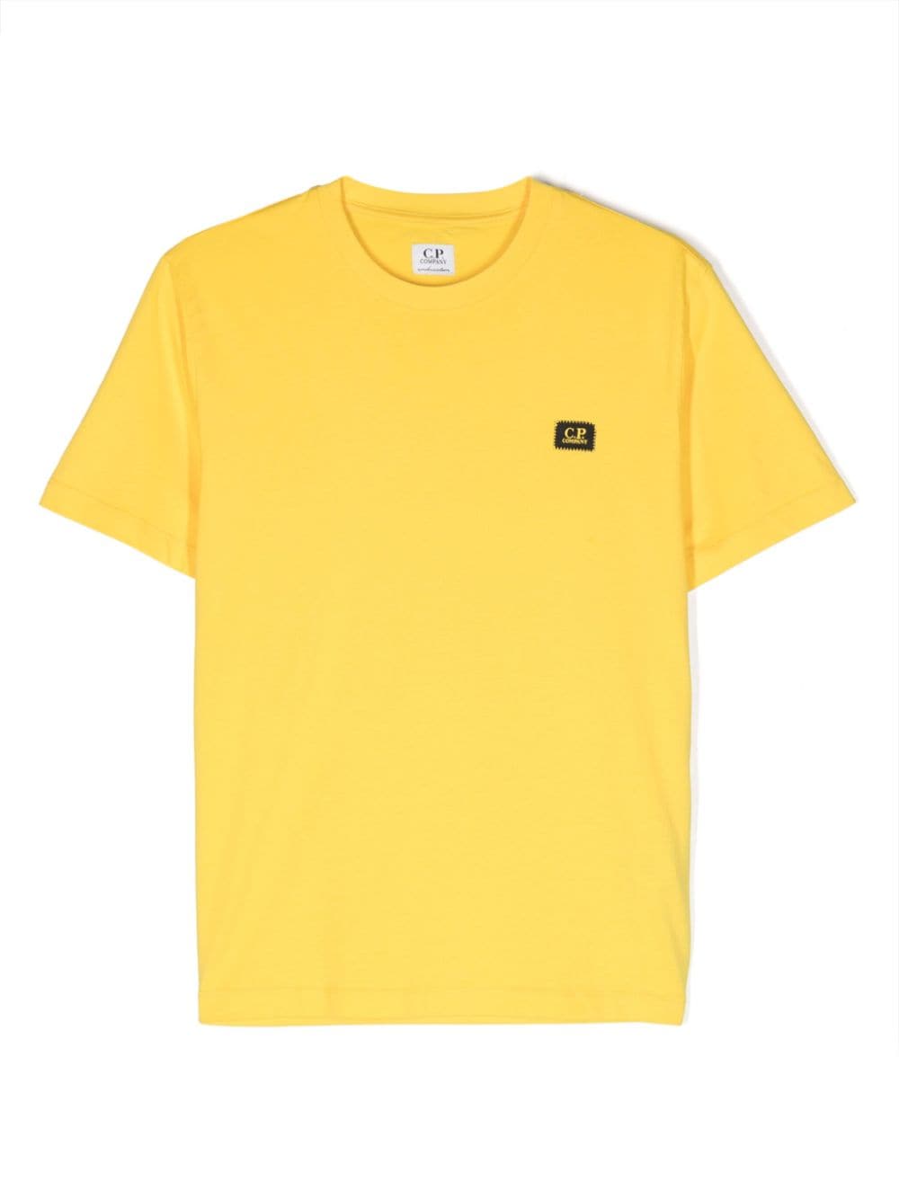 C.P. Company Kids logo-print cotton T-shirt - Yellow von C.P. Company Kids