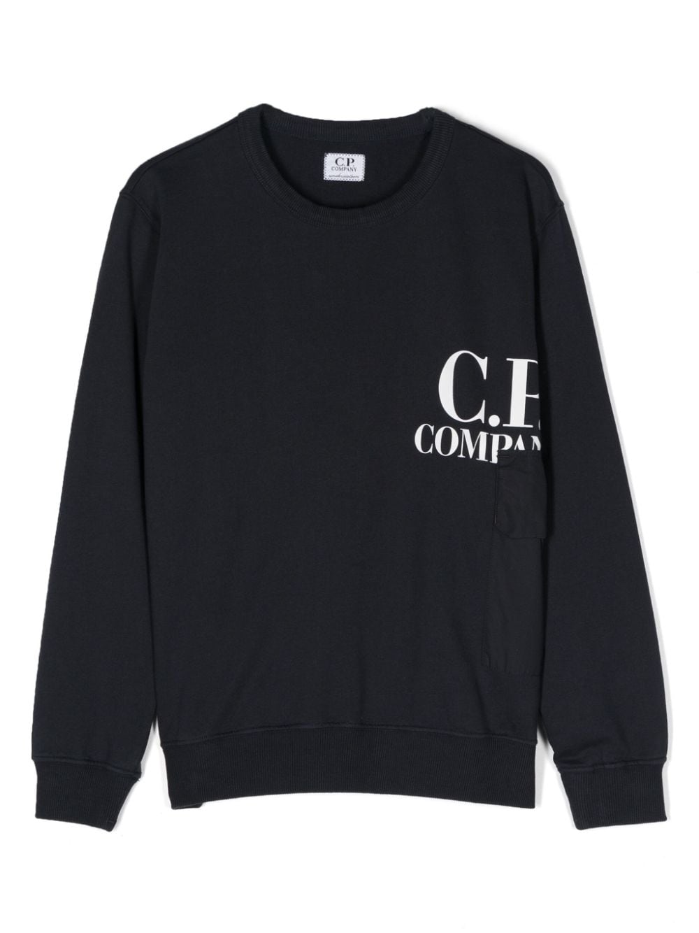 C.P. Company Kids logo-print sweatshirt - Blue von C.P. Company Kids