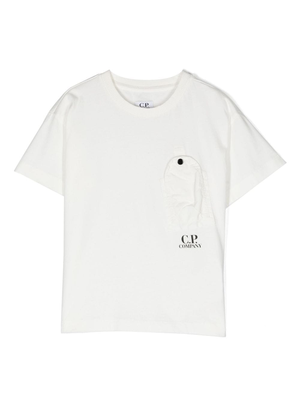 C.P. Company Kids patch-pocket cotton T-shirt - White von C.P. Company Kids