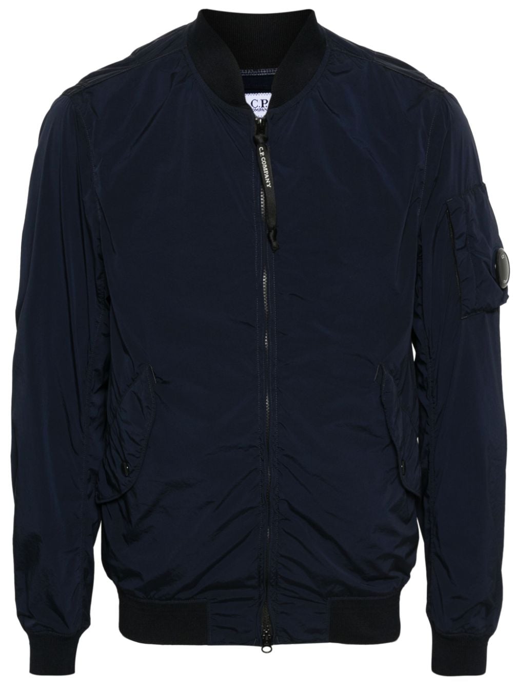 C.P. Company Nycra-R lens-detail bomber jacket - Blue von C.P. Company