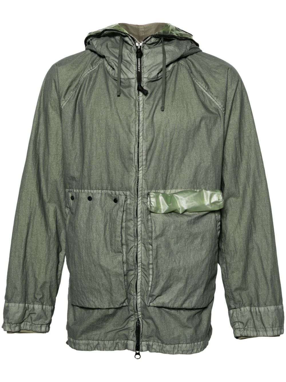 C.P. Company 50 Fili Gum Goggle-detailed jacket - Green von C.P. Company