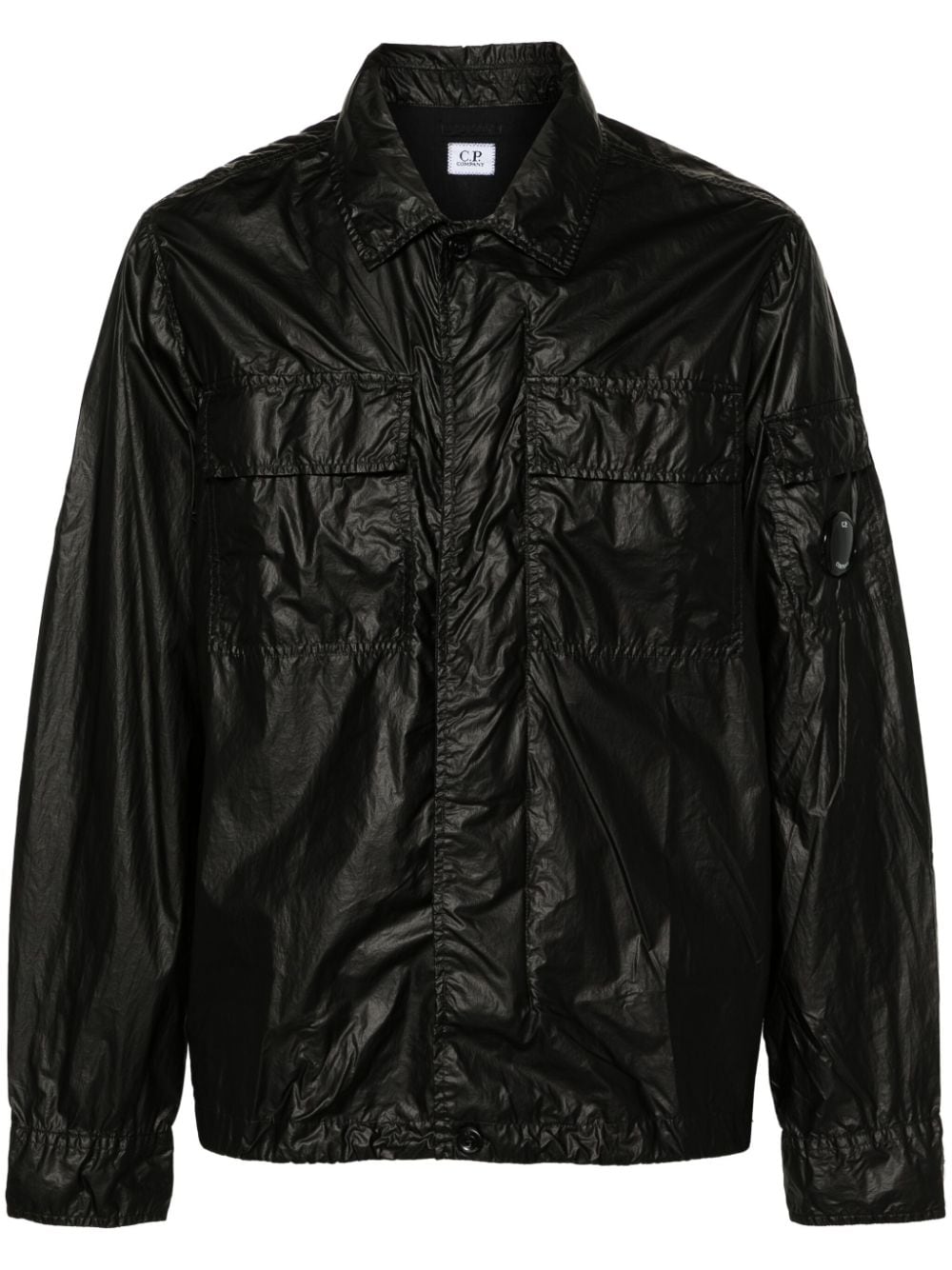C.P. Company CS II Lens-detail shirt jacket - Black von C.P. Company