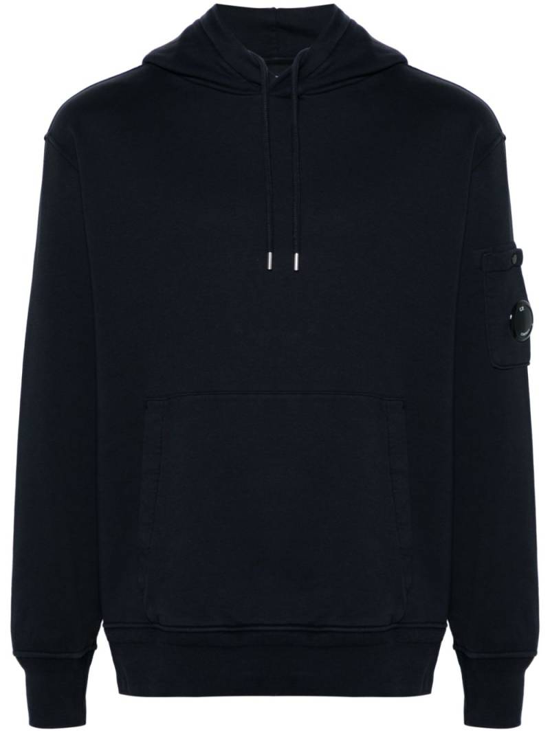 C.P. Company Diagonal Fleece cotton hoodie - Blue von C.P. Company