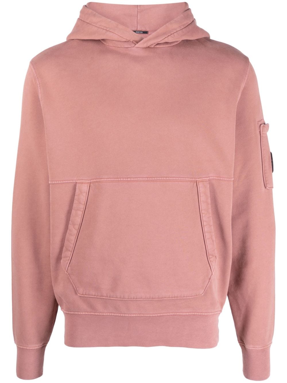 C.P. Company Diagonal Lens-detail fleece hoodie - Pink von C.P. Company