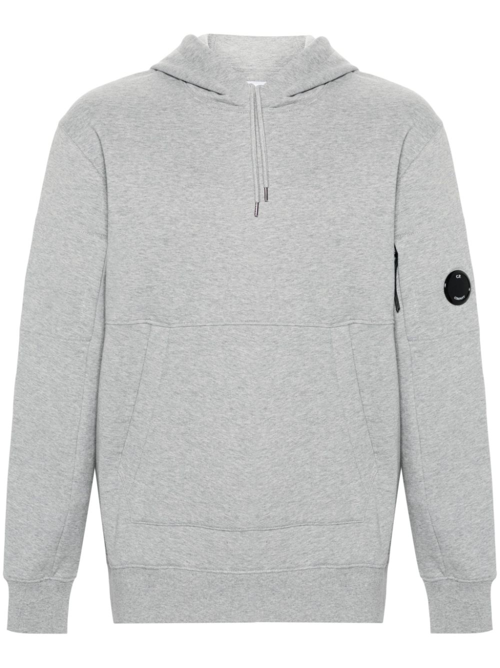 C.P. Company Diagonal Raised Lens-detail hoodie - Grey von C.P. Company