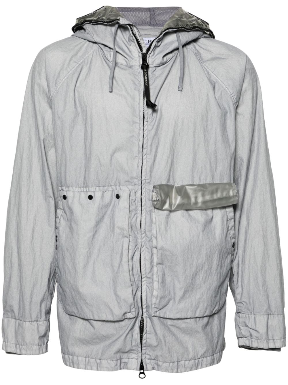 C.P. Company Goggles-detail hooded jacket - Grey von C.P. Company