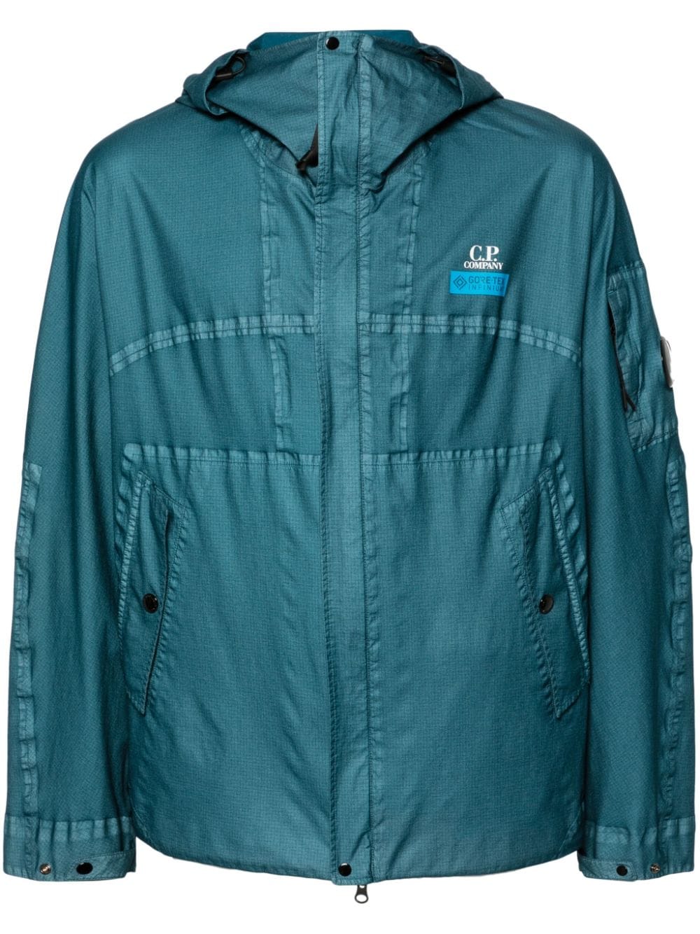 C.P. Company Gore G-type hooded jacket - Blue von C.P. Company