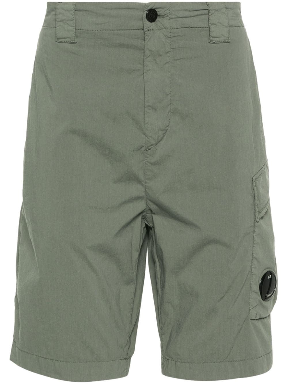 C.P. Company Lens-detail cargo shorts - Green von C.P. Company