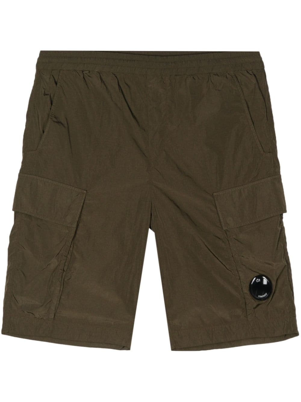 C.P. Company Lens-detail cargo shorts - Green von C.P. Company
