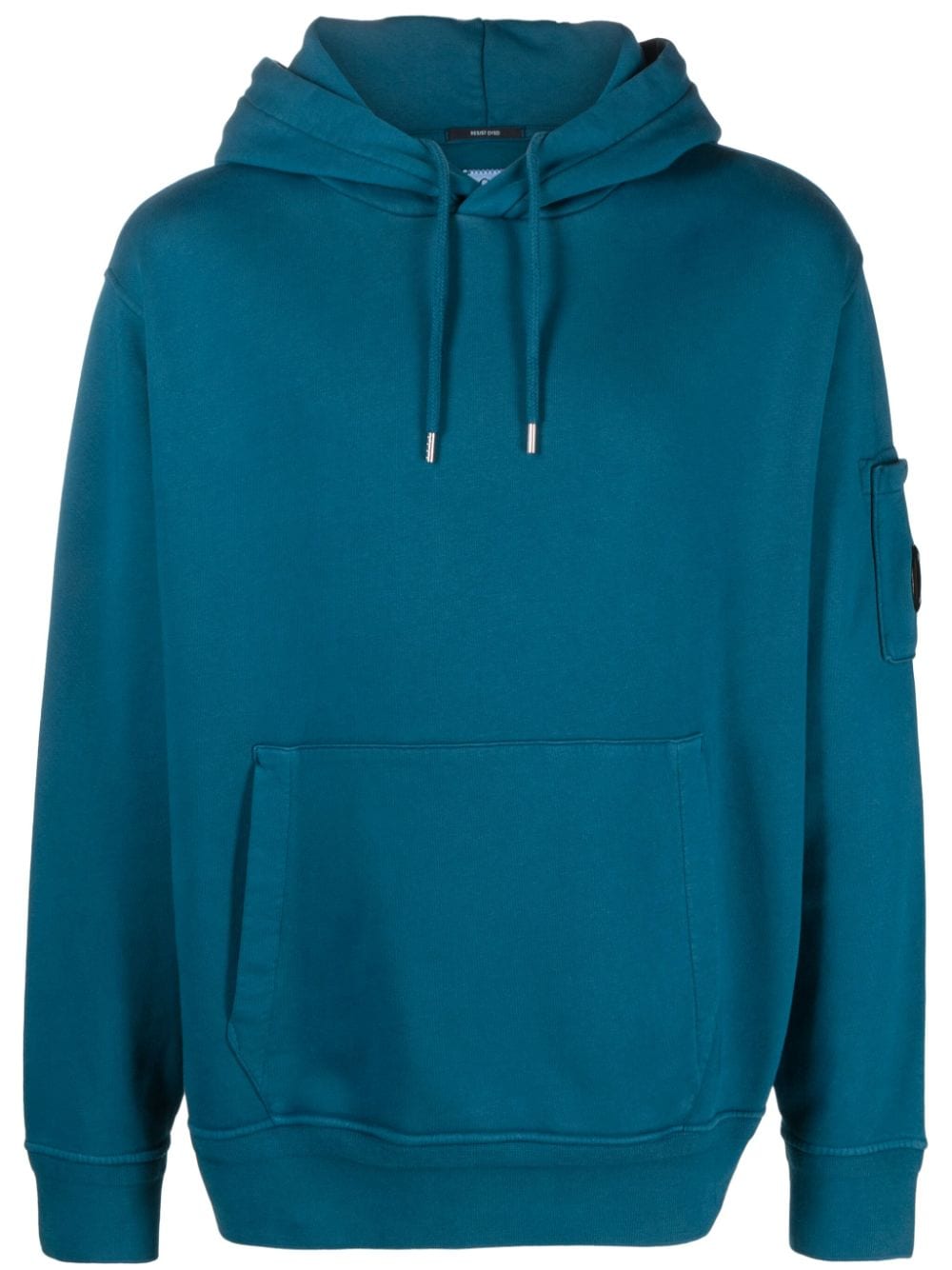 C.P. Company Lens-detail cotton hoodie - Blue von C.P. Company