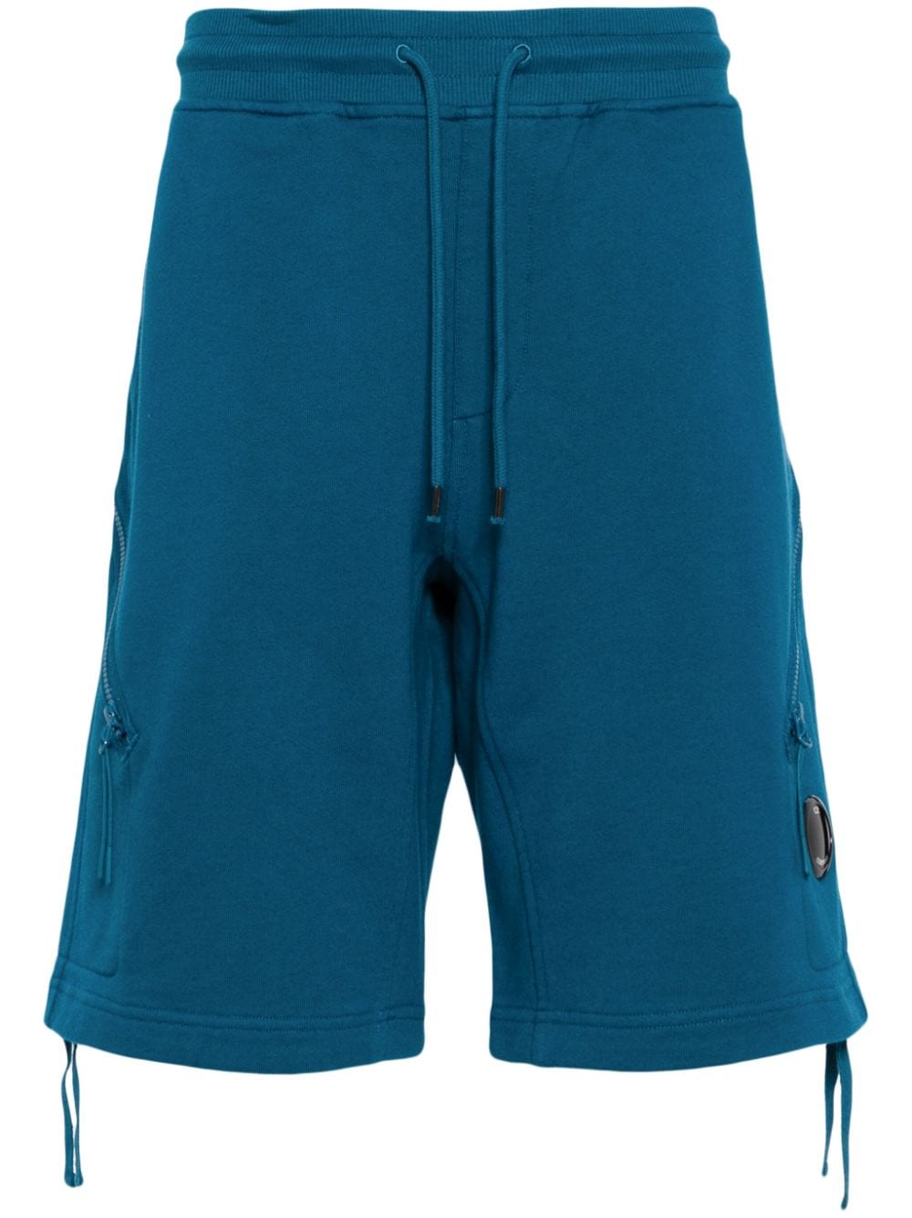 C.P. Company Lens-detail cotton shorts - Blue von C.P. Company