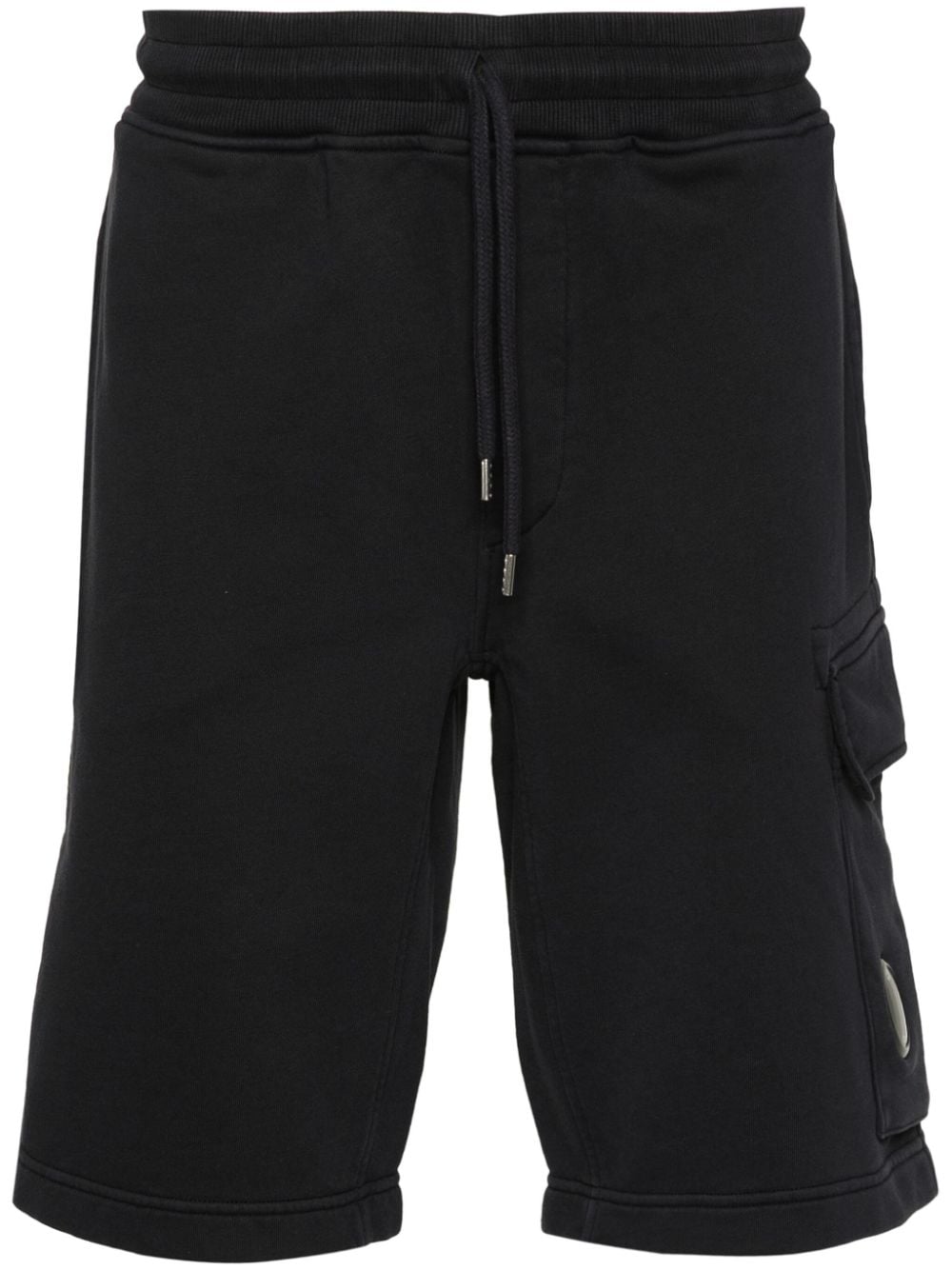 C.P. Company Lens-detail cotton shorts - Blue von C.P. Company