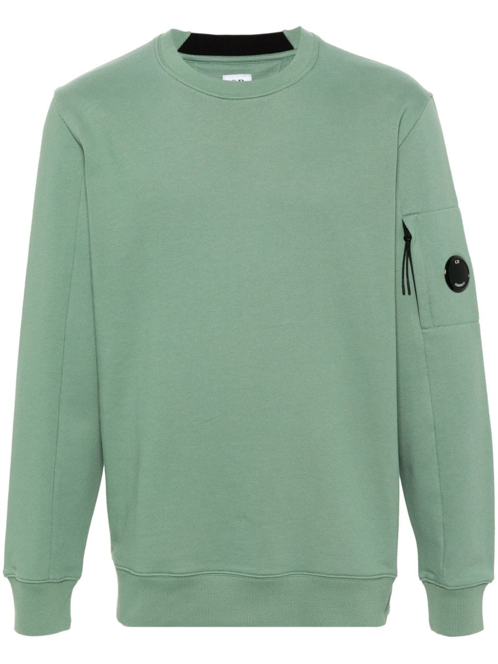 C.P. Company Lens-detail cotton sweatshirt - Green von C.P. Company