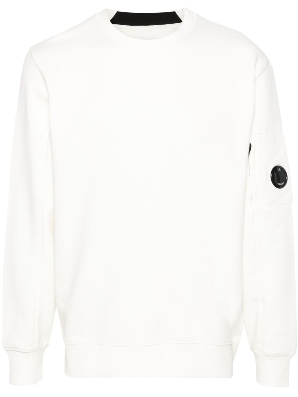 C.P. Company Lens-detail cotton sweatshirt - Neutrals von C.P. Company