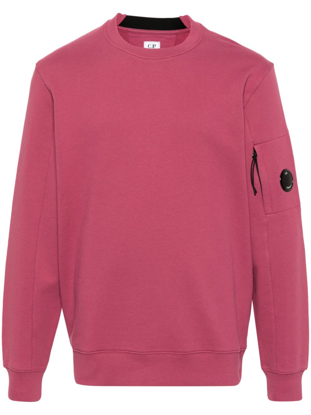 C.P. Company Lens-detail cotton sweatshirt - Pink von C.P. Company