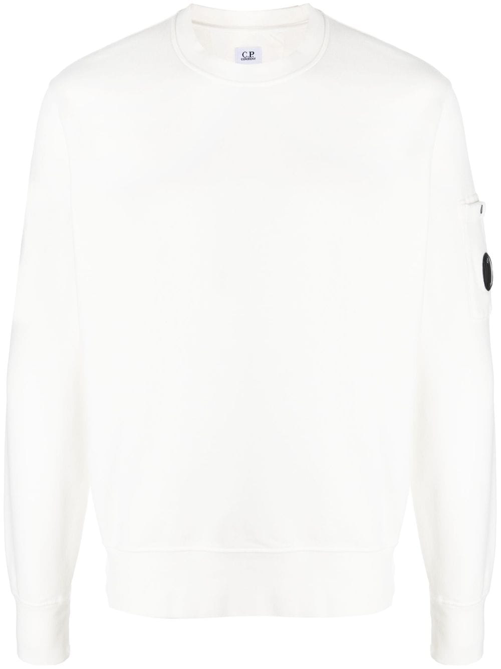 C.P. Company Lens-detail cotton sweatshirt - White von C.P. Company