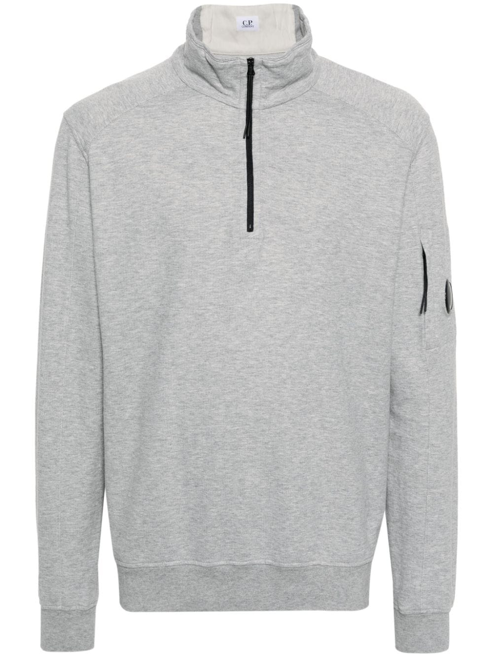 C.P. Company Lens-detail half-zip jumper - Grey von C.P. Company