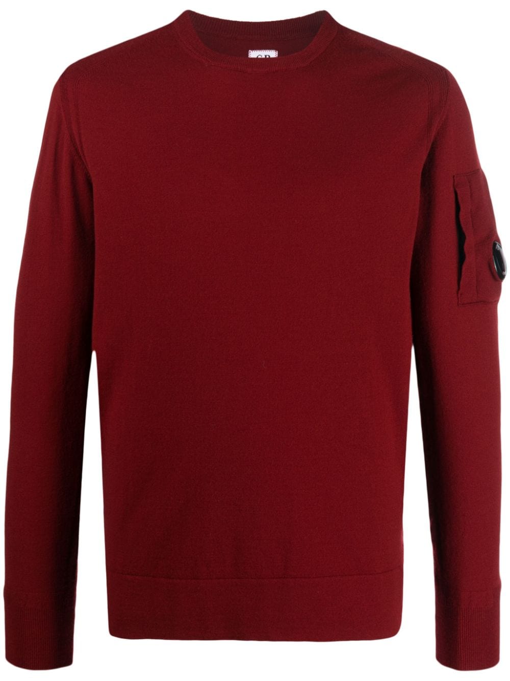 C.P. Company Lens-detail knitted jumper - Red von C.P. Company