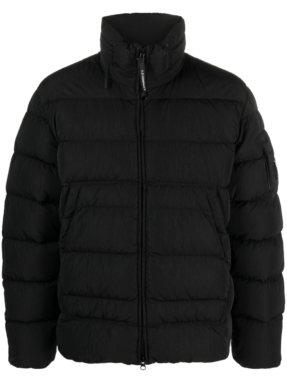 C.P. Company Lens-detail padded jacket - Black von C.P. Company