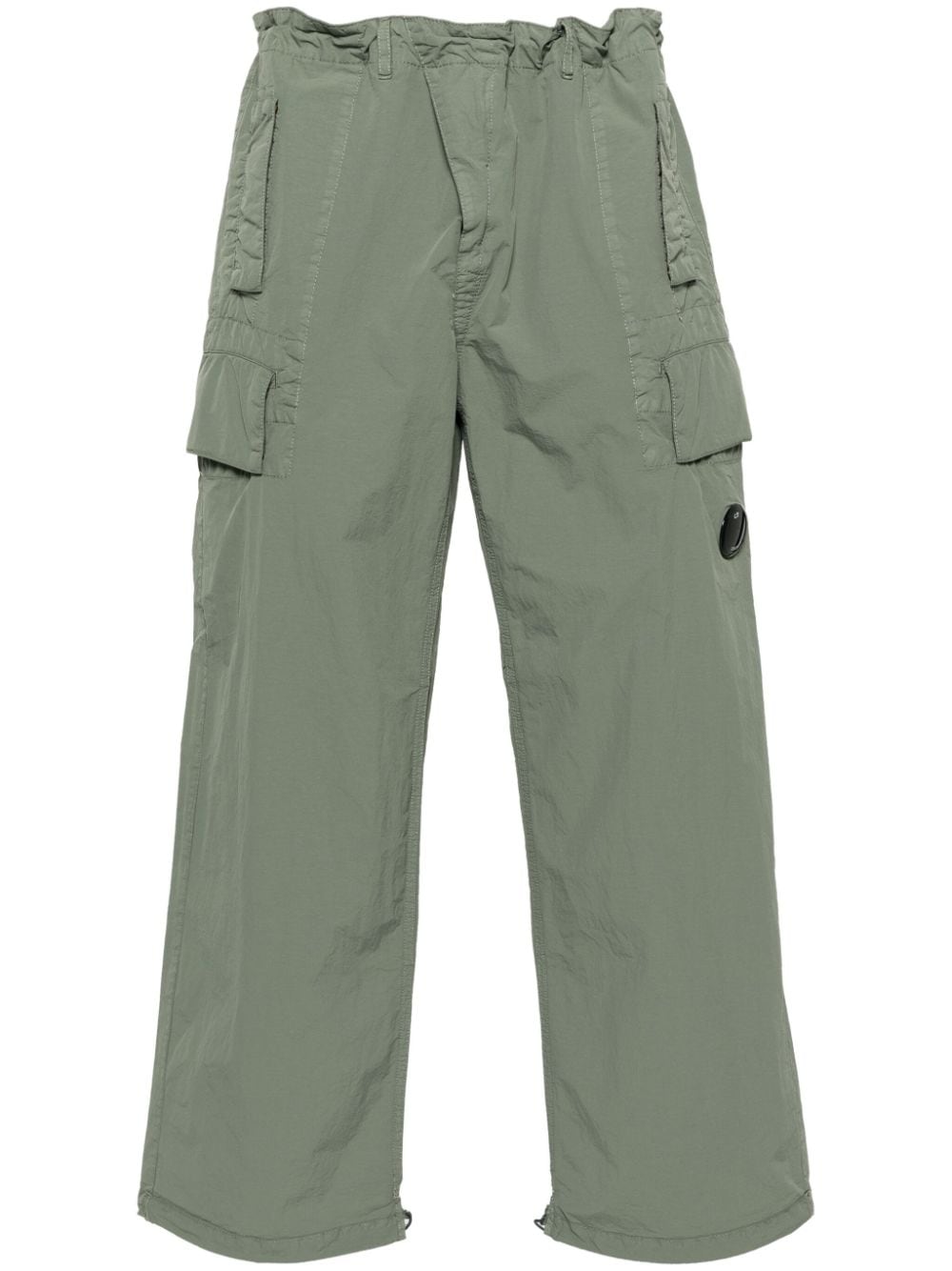 C.P. Company Lens-detail straight-leg trousers - Green von C.P. Company