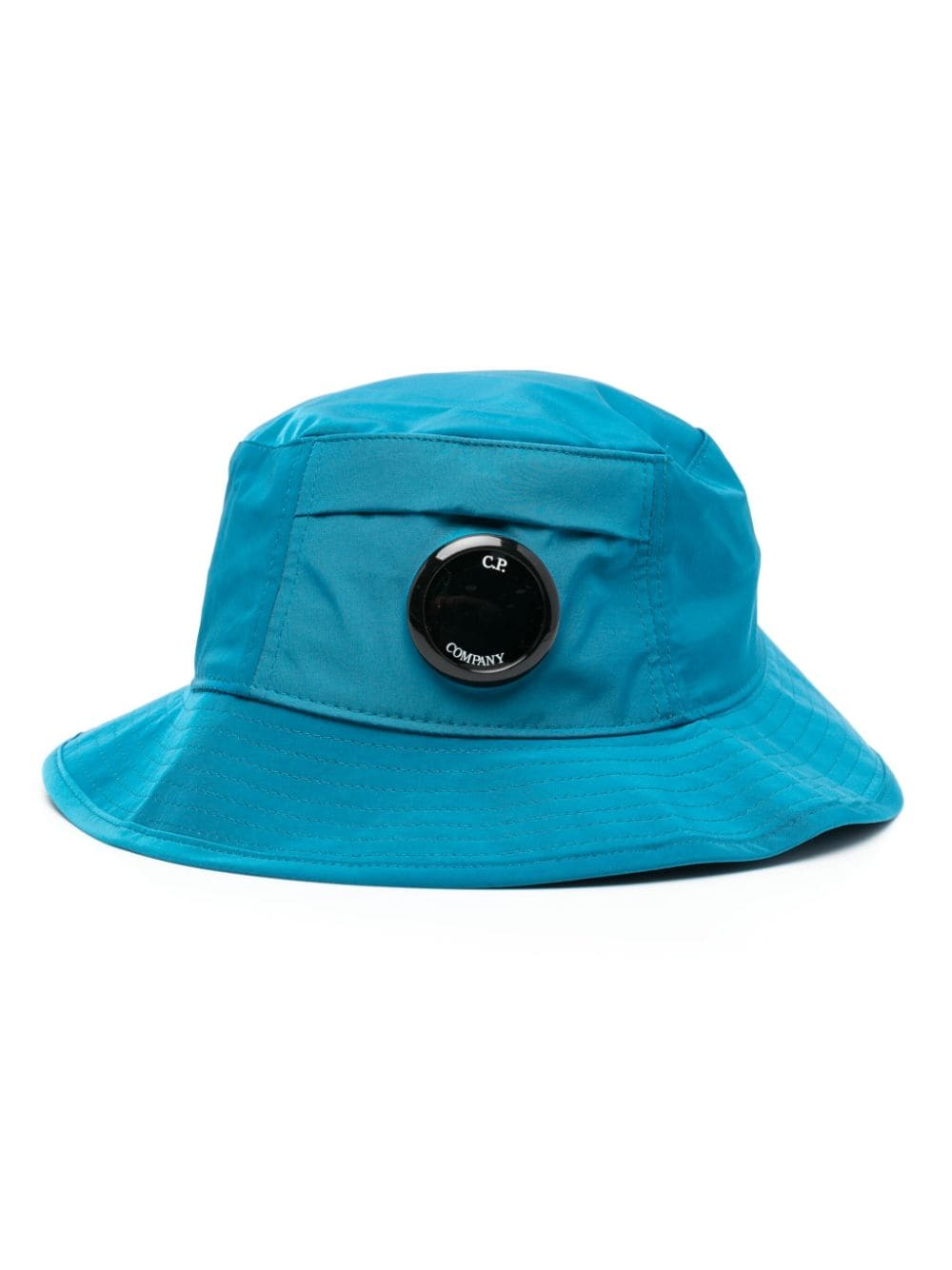 C.P. Company Lens-detail taffeta bucket hat - Blue von C.P. Company