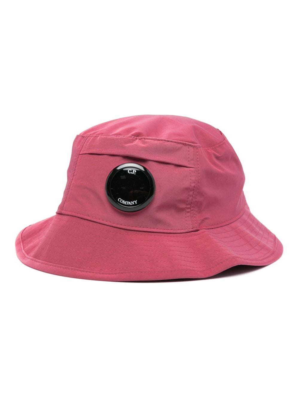 C.P. Company Lens-detail taffeta bucket hat - Pink von C.P. Company