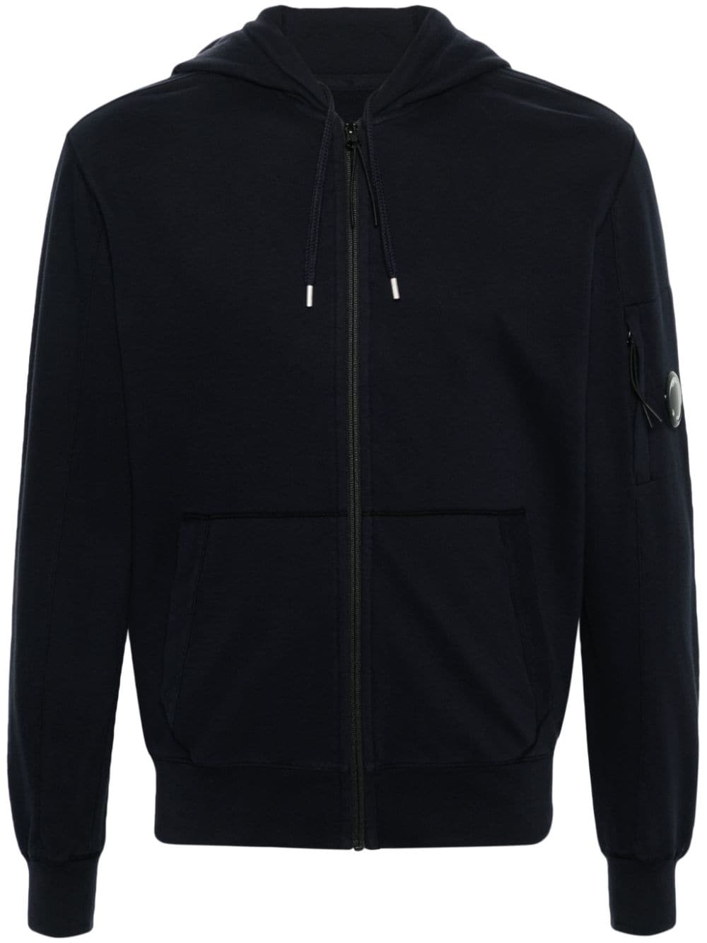 C.P. Company Lens-detail zip-up hoodie - Blue von C.P. Company