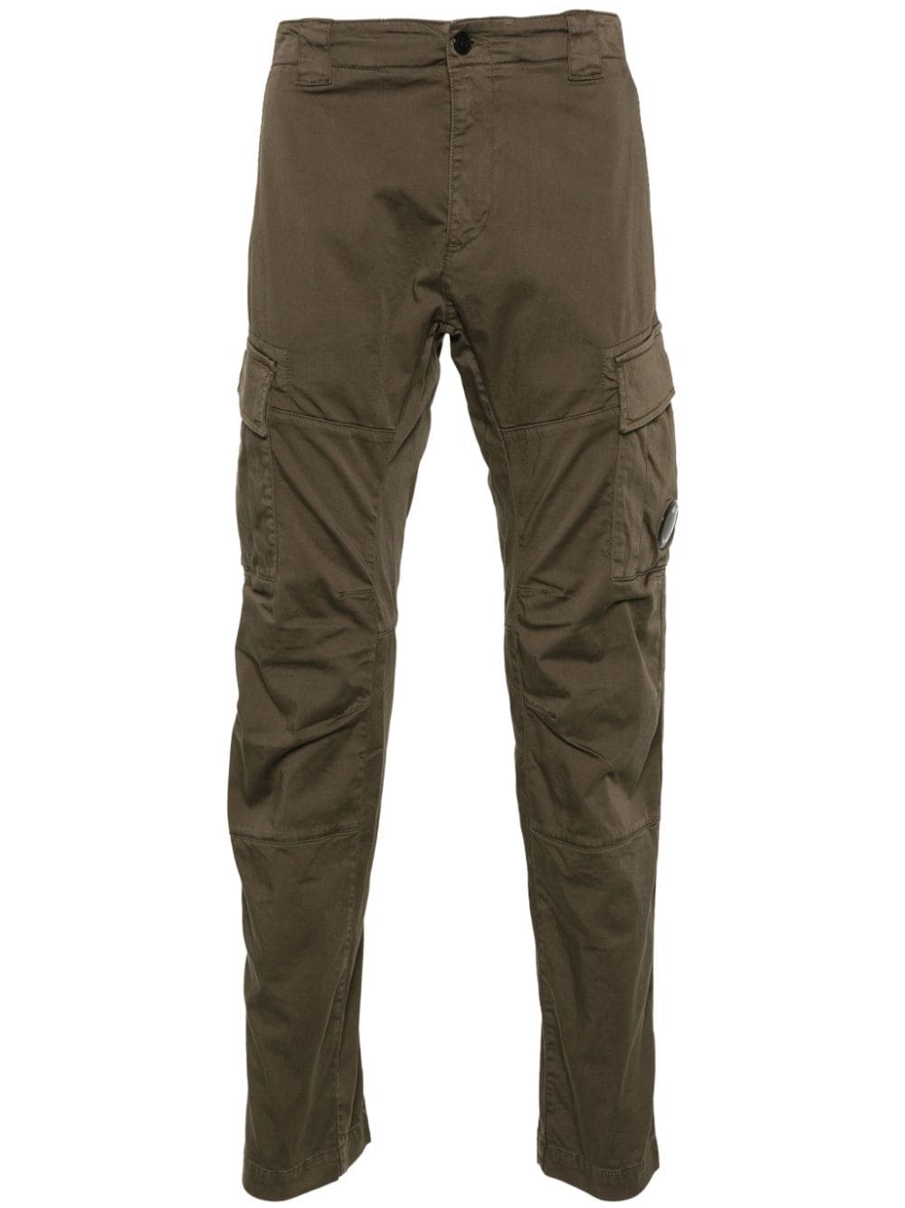 C.P. Company Lens-detailed cargo pants - Green von C.P. Company