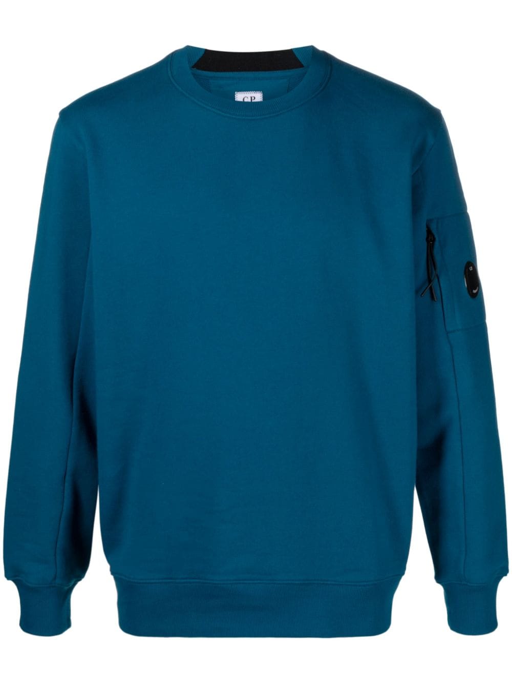 C.P. Company Lens-detailed cotton sweatshirt - Blue von C.P. Company