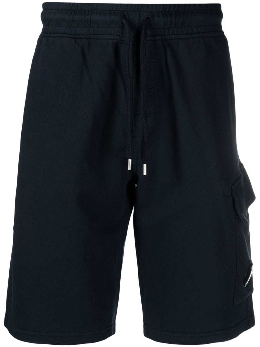 C.P. Company Lens-detailed cotton track shorts - Blue von C.P. Company