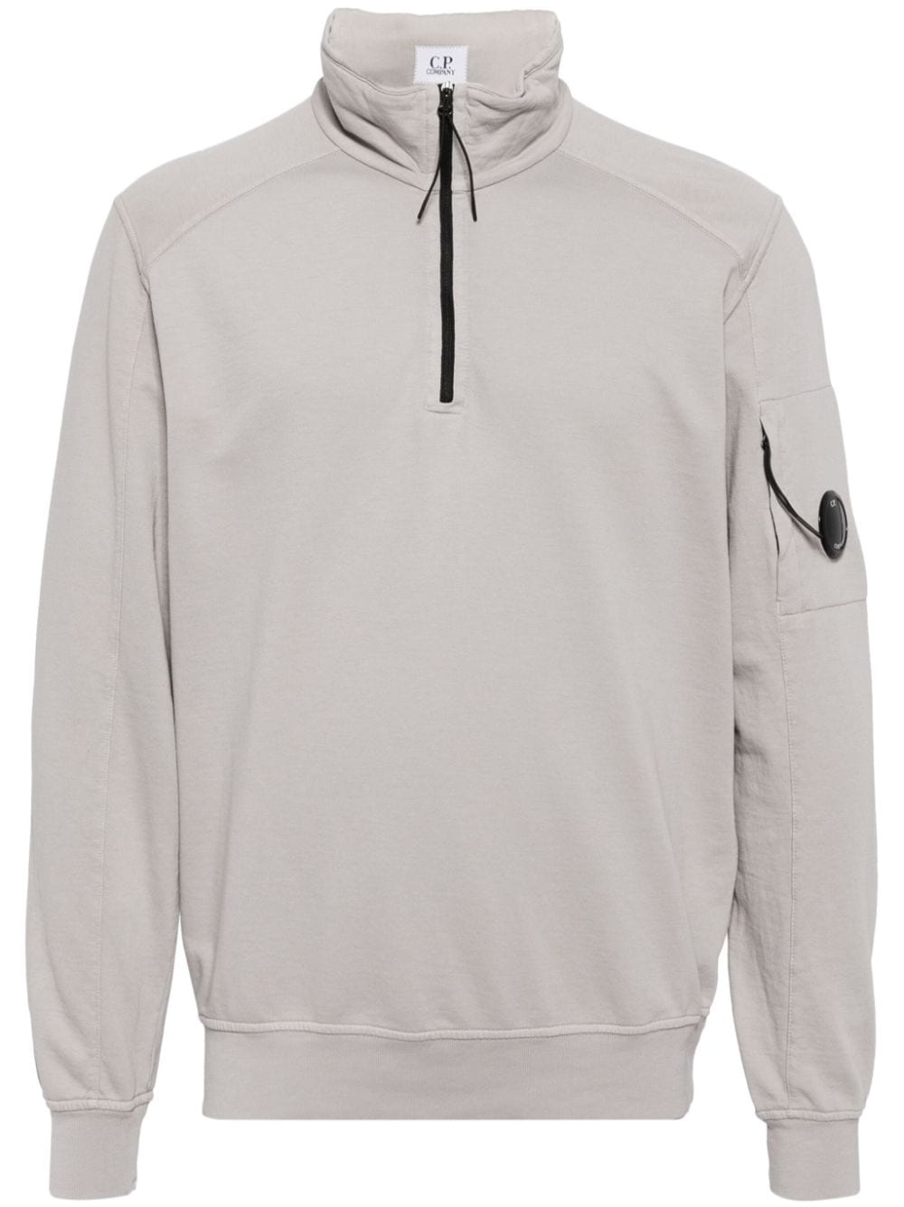 C.P. Company Lens-embellished cotton sweatshirt - Grey von C.P. Company