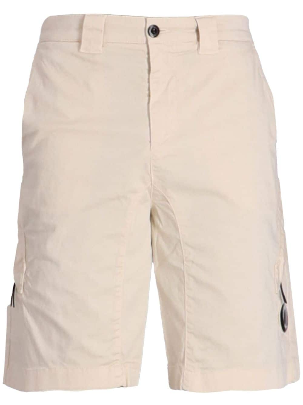 C.P. Company Lens-embellished shorts - Neutrals von C.P. Company