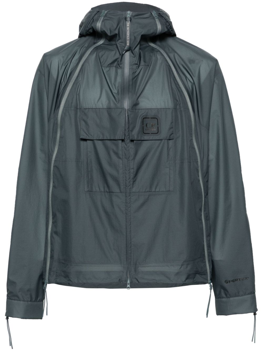 C.P. Company Metropolis Series Pertex hooded jacket - Blue von C.P. Company