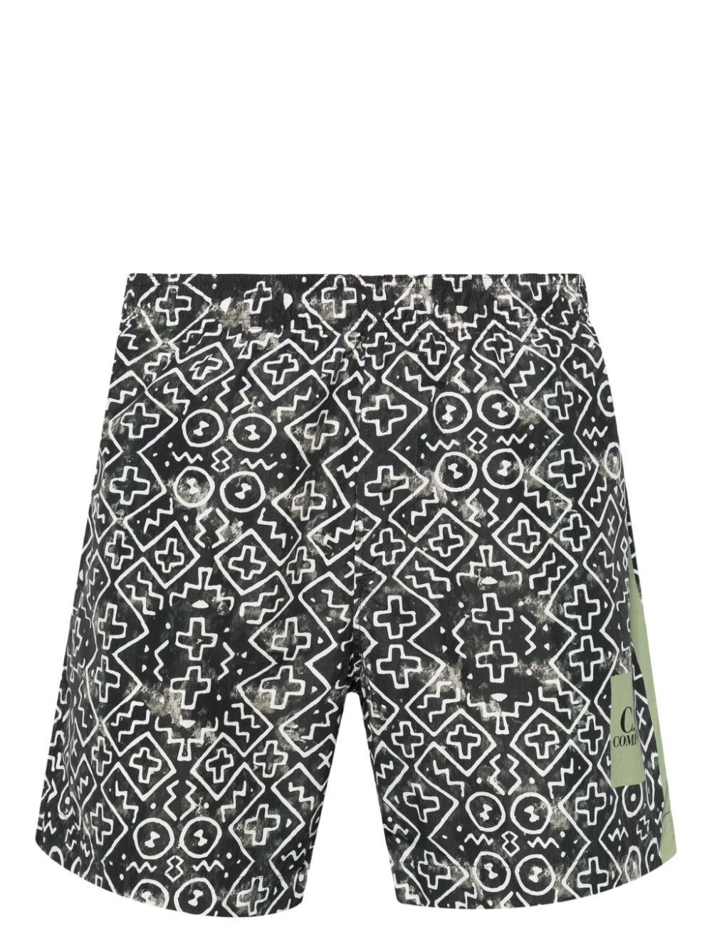 C.P. Company baja-print swim shorts - Green von C.P. Company