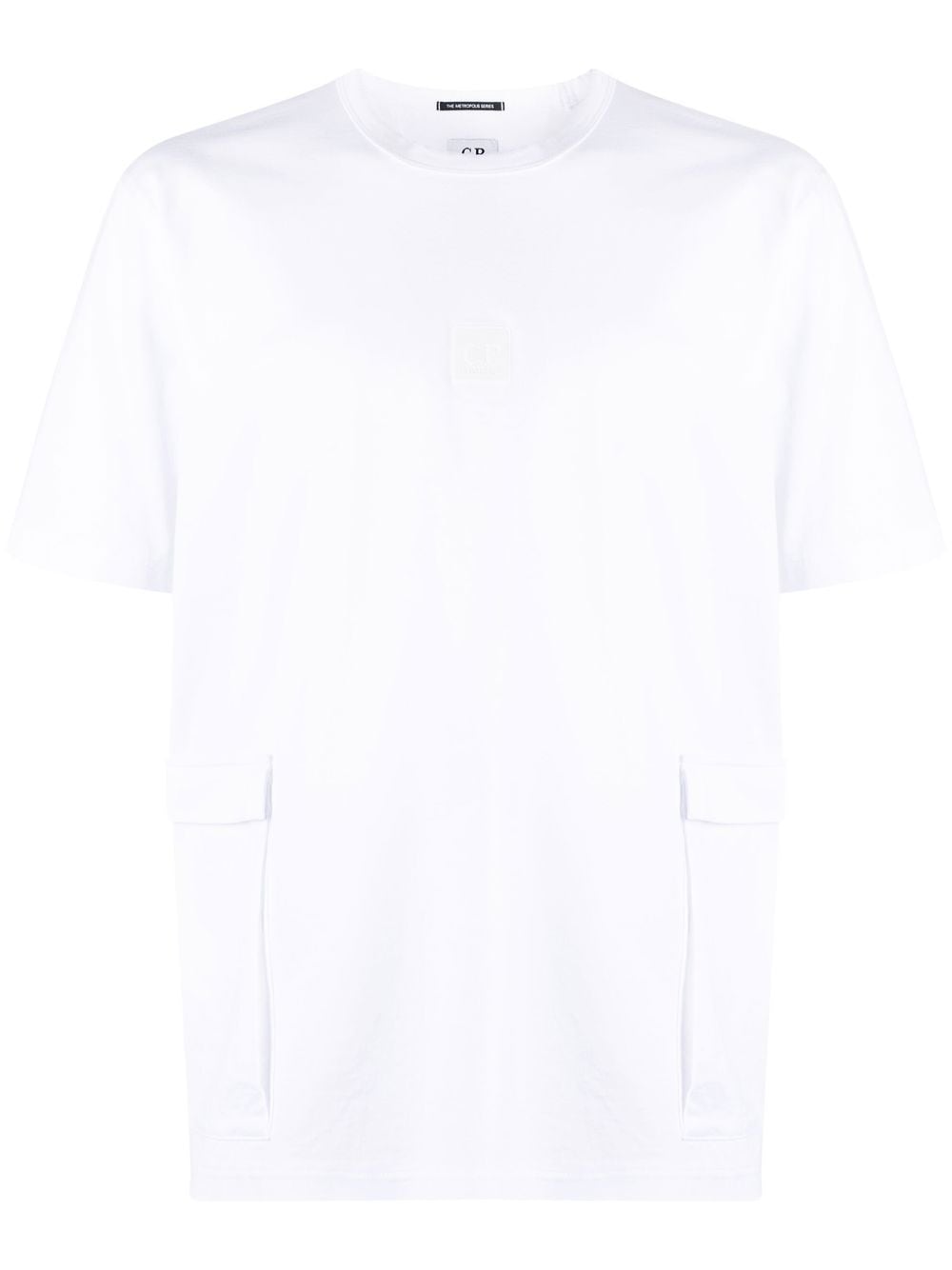 C.P. Company cargo pocket cotton T-shirt - White von C.P. Company