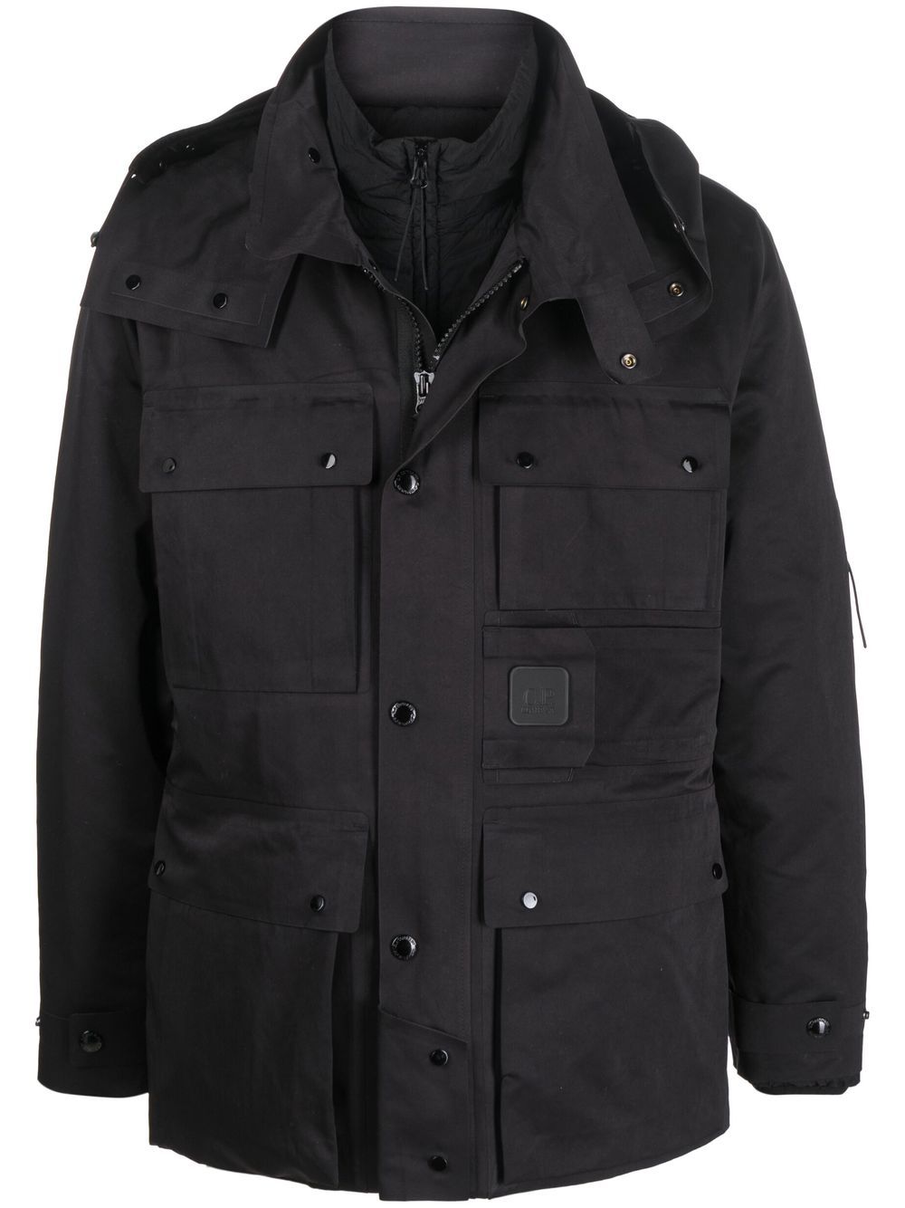 C.P. Company cargo-pocket zipped jacket - Black von C.P. Company