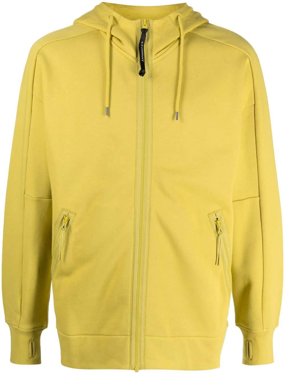 C.P. Company cotton-jersey hoodie - Yellow von C.P. Company