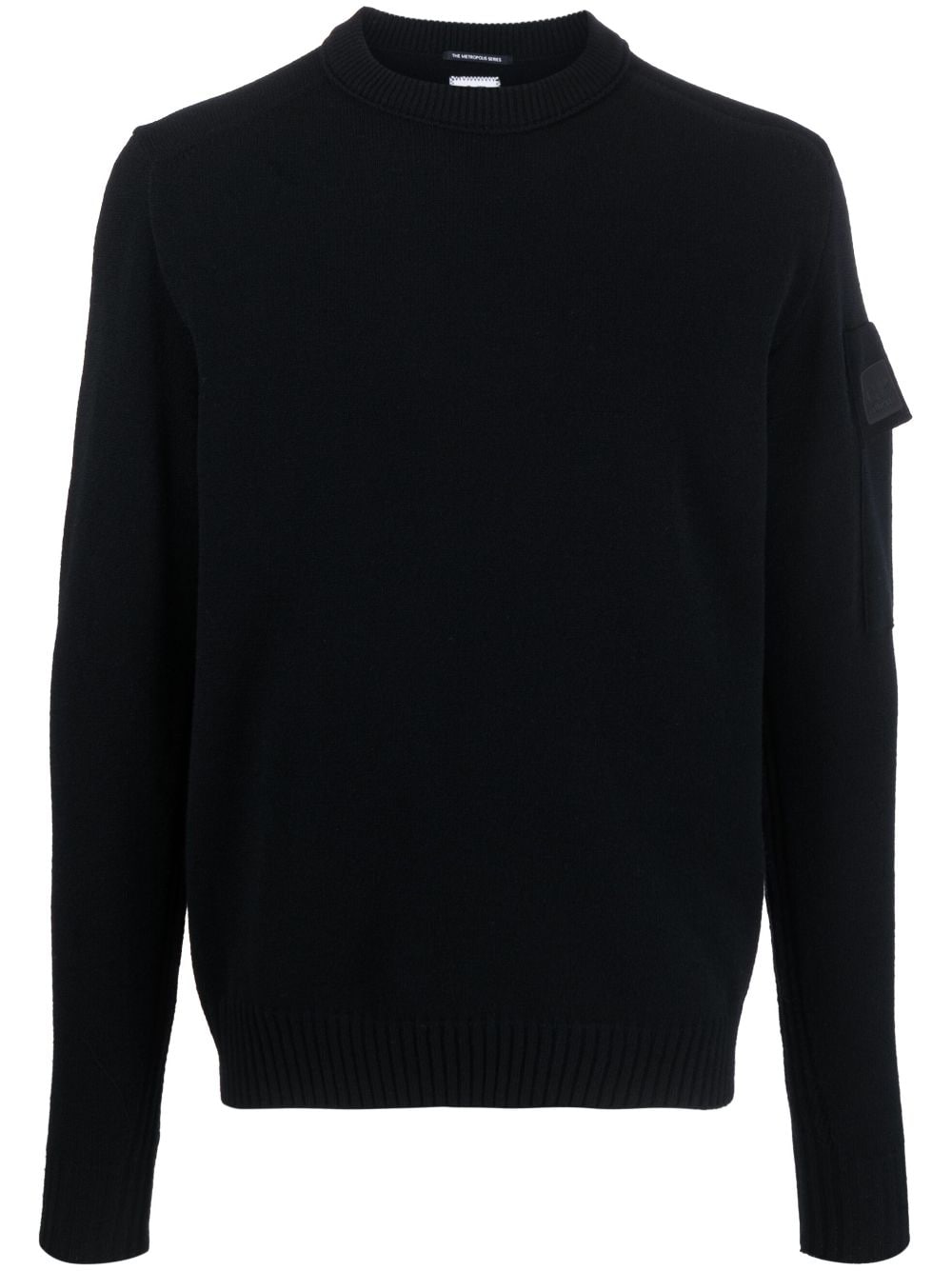 C.P. Company crew-neck wool-blend jumper - Black von C.P. Company