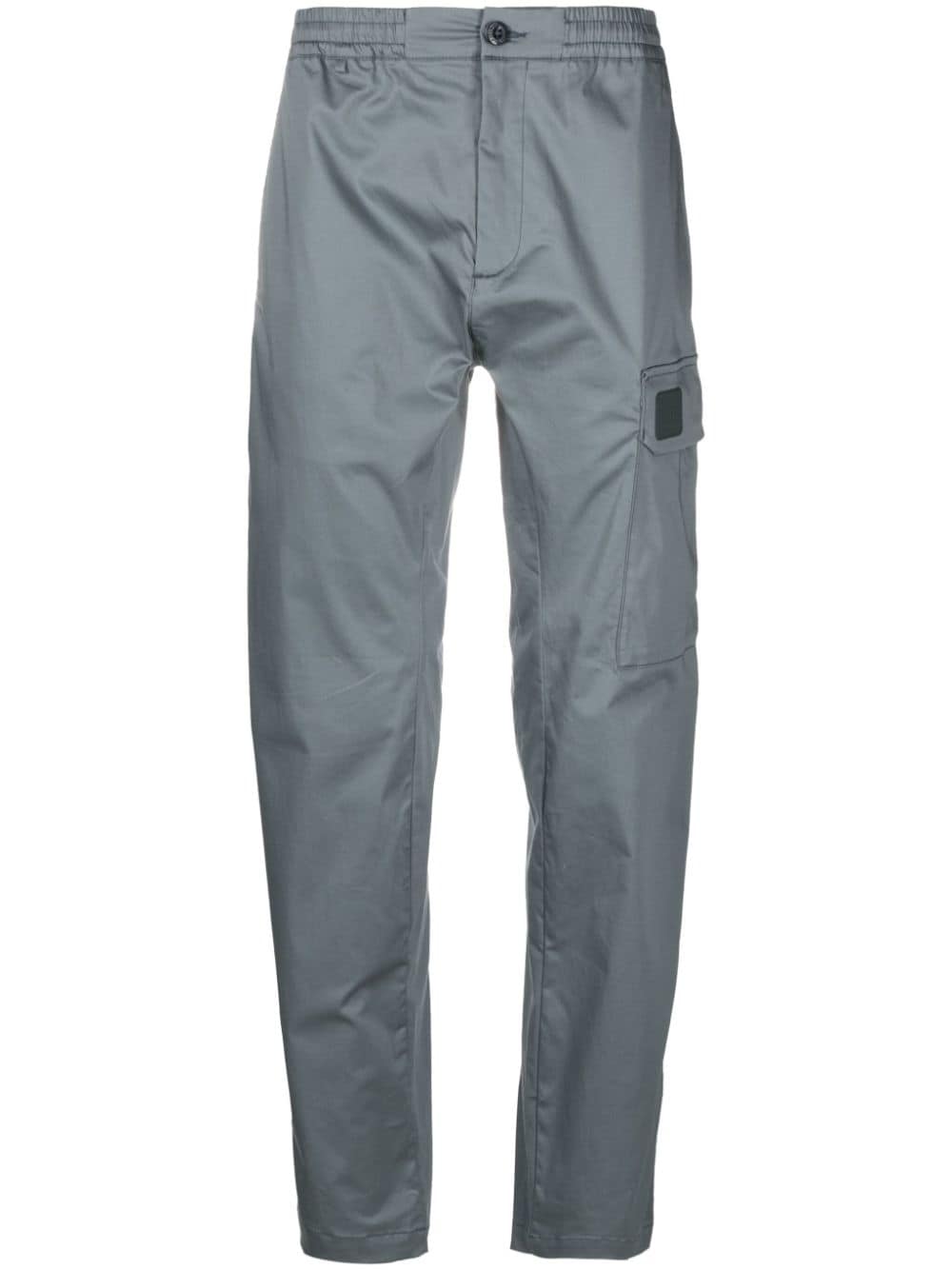 C.P. Company drawstring-waist satin cargo trousers - Grey von C.P. Company