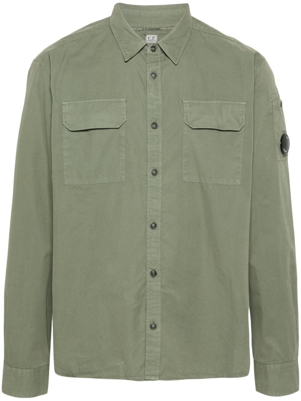 C.P. Company gabardine cotton shirt - Green von C.P. Company
