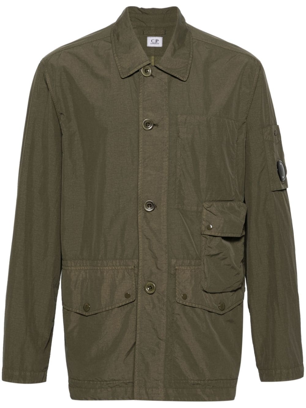 C.P. Company lens-detail shirt jacket - Green von C.P. Company