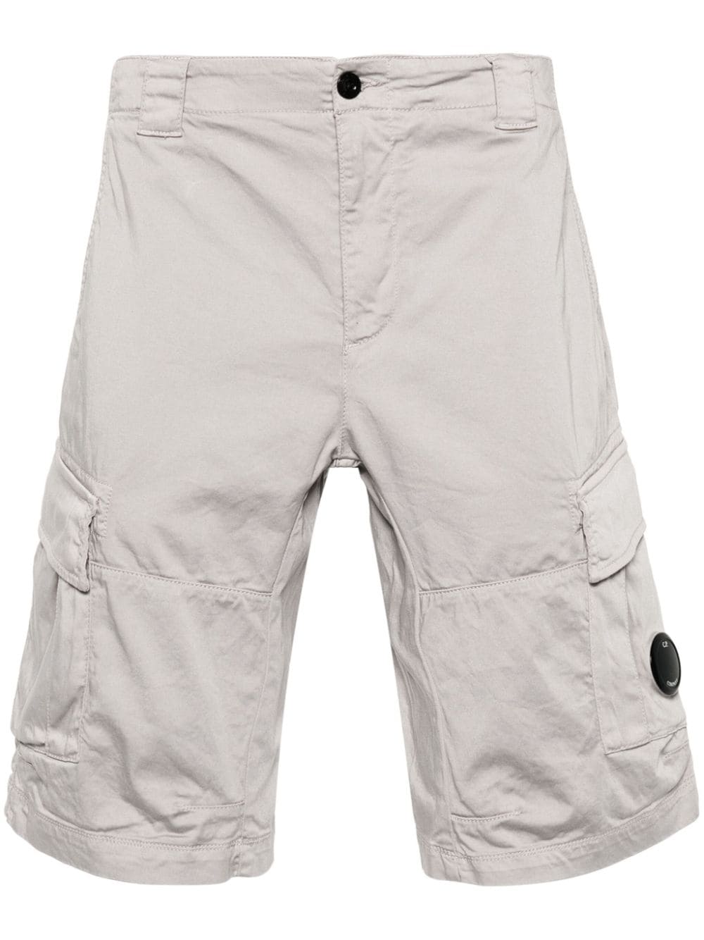 C.P. Company logo-appliqué shorts - Grey von C.P. Company