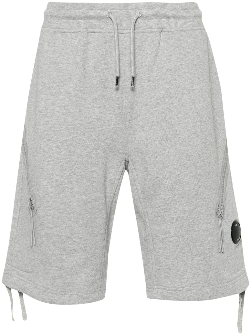 C.P. Company logo-appliqué shorts - Grey von C.P. Company