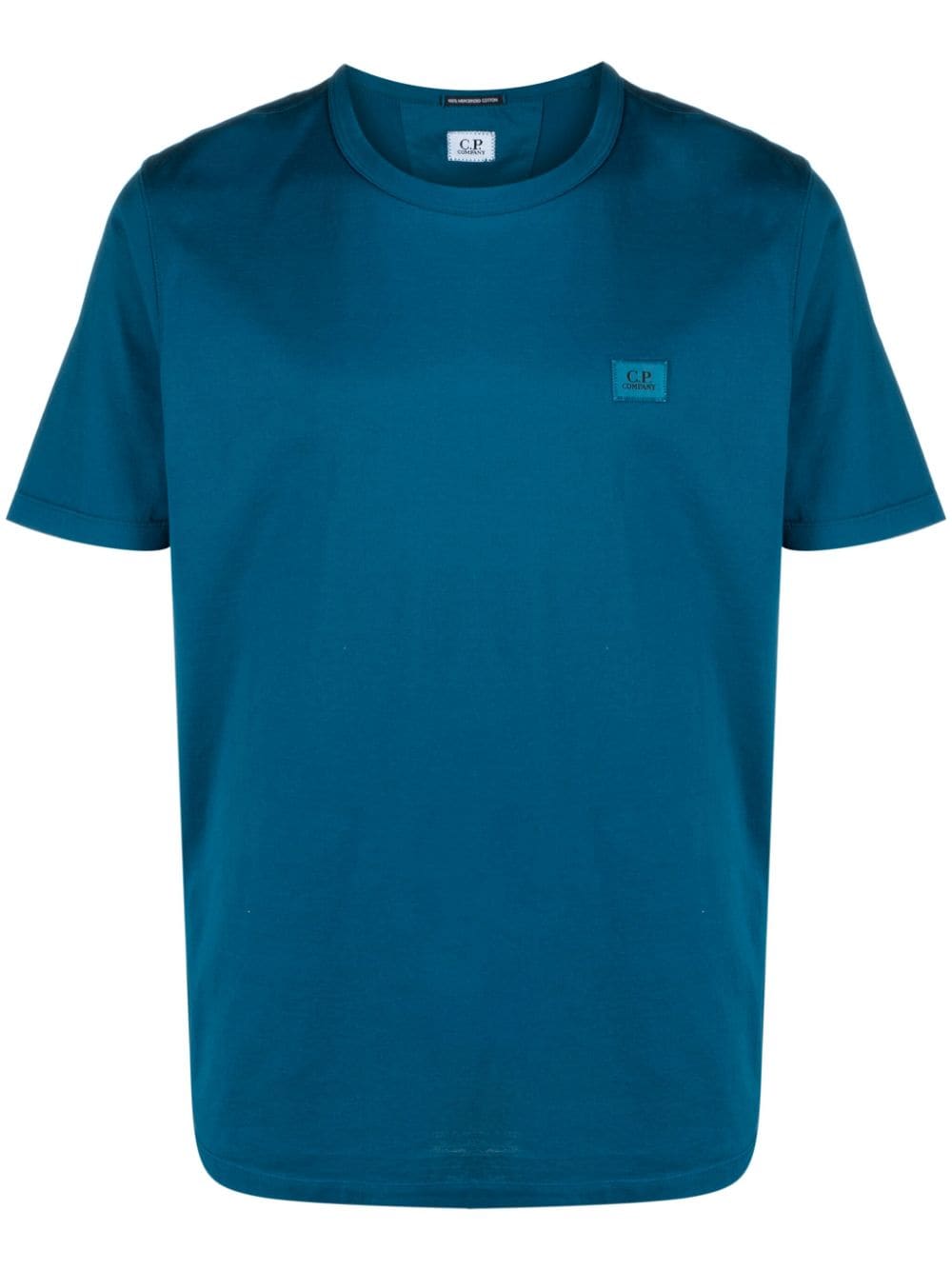 C.P. Company logo-patch cotton T-shirt - Blue von C.P. Company