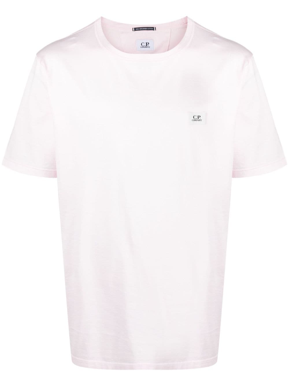 C.P. Company logo-patch cotton T-shirt - Pink von C.P. Company