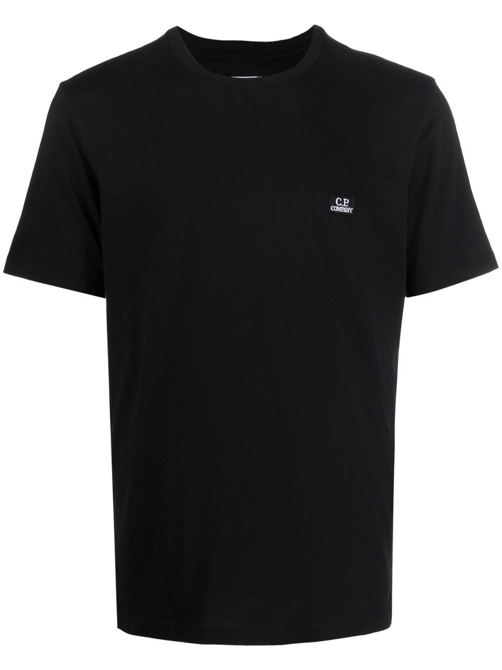 C.P. Company logo-patch crew-neck T-shirt - Black von C.P. Company