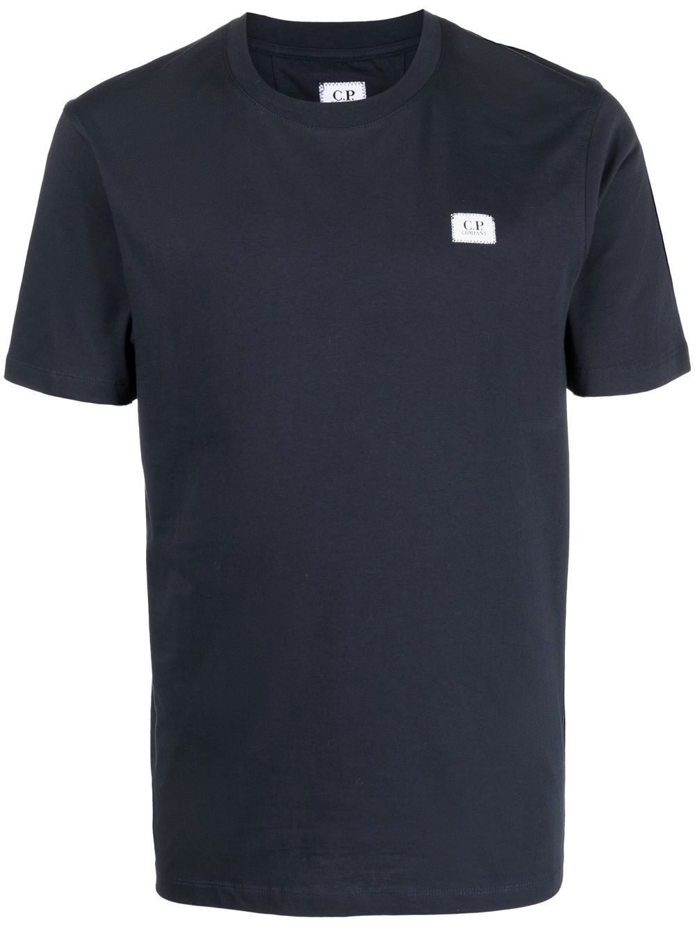 C.P. Company logo-patch short-sleeved T-shirt - Blue von C.P. Company