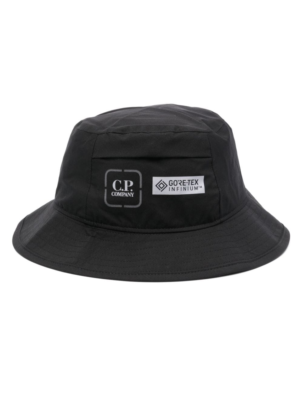 C.P. Company logo-print bucket hat - Black von C.P. Company